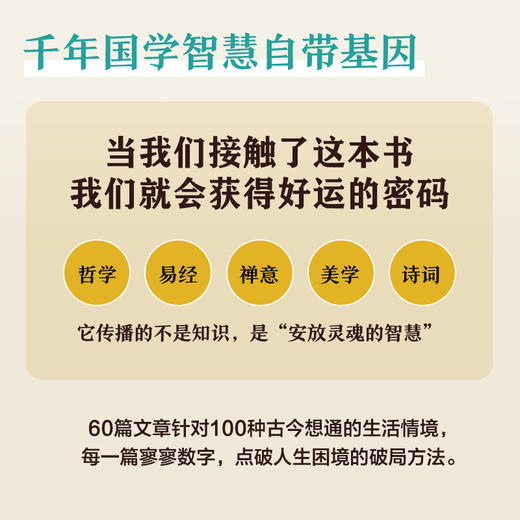 凡人清醒书：跨越千年的智慧 人生哲学书籍 古人诗词 答案之书 内耗焦虑迷茫古人智慧 商品图2