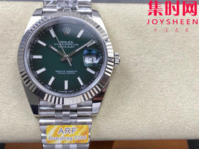 ARF劳力士日志型41mm 渐变绿 烟熏绿 丹东3235一体机 五珠链 904L钢 男士腕表