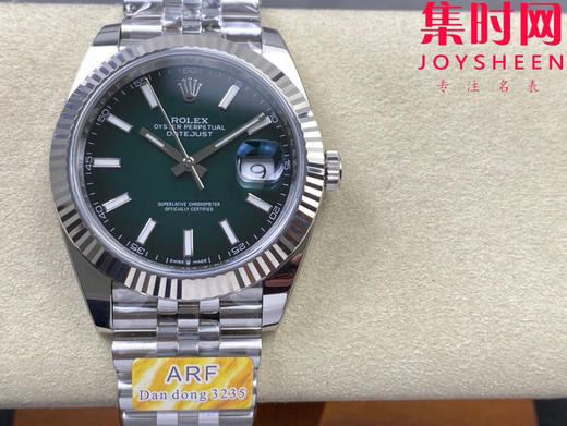 ARF劳力士日志型41mm 渐变绿 烟熏绿 丹东3235一体机 五珠链 904L钢 男士腕表 商品图0