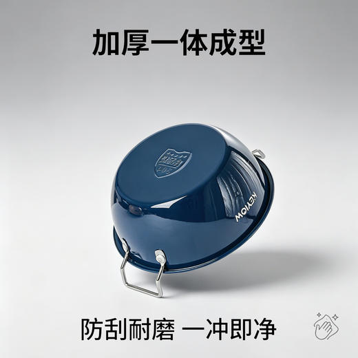 “拍1发3”KEYIOW 304不锈钢双耳泡面碗 便携折叠 双耳防烫 商品图5