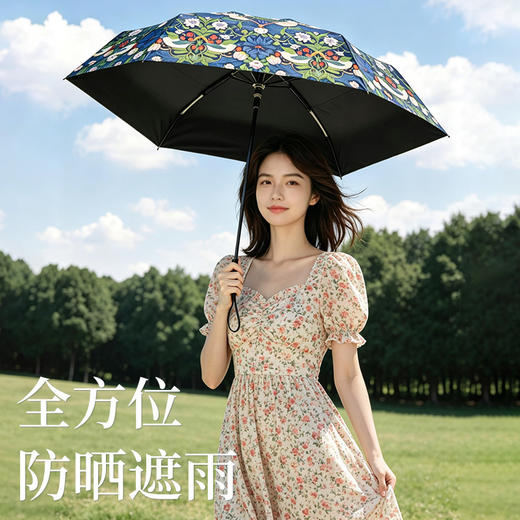 V&A博物馆 威廉莫里斯系列 草莓小偷折叠伞/玫瑰折叠伞 商品图6