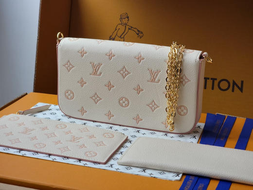 春夏特惠💰660 原单LV POCHETTE FELICIE 手袋 M15968新色 优雅小巧 商品图3