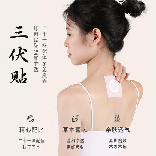 正安  冬恙夏养三伏贴 5贴/袋*4袋/盒【不叠加其他活动】 商品图2