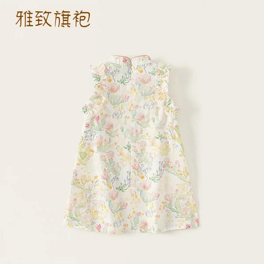 女童蝴蝶结连衣裙夏季新款女宝旗袍裙儿童汉服夏装宝宝国风裙子潮90-140★娃娃优选 商品图1