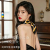 万事利SHINE系列双面印花小方巾/斜巾-燃 商品缩略图6
