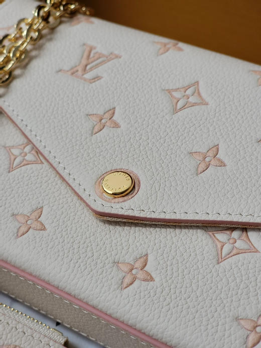 春夏特惠💰660 原单LV POCHETTE FELICIE 手袋 M15968新色 优雅小巧 商品图5