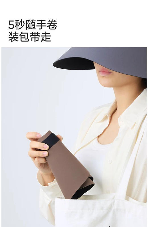 薇同款MissWiss灯罩防晒帽防晒+显脸小双在线 商品图3