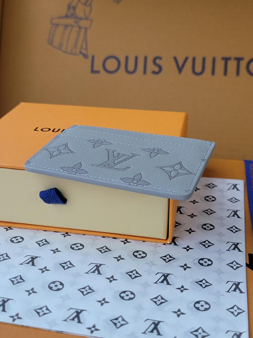 春夏特惠💰340 原单LV 卡包M14791卡片 冰灰 商品图3