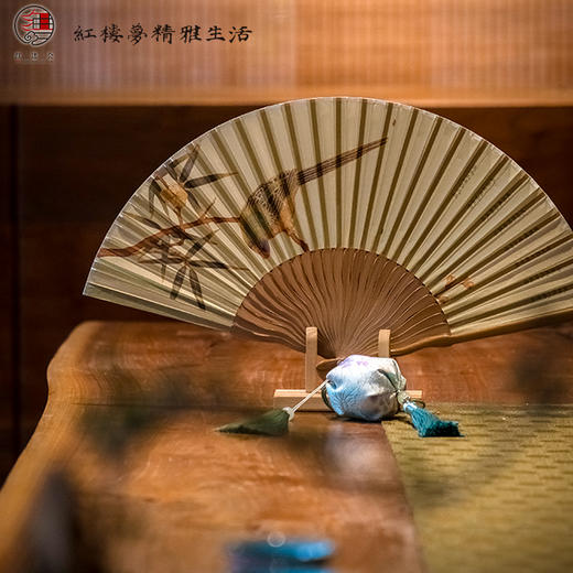 红楼梦周边创意礼盒梦雅扇团扇艾绒香囊实用端午香风礼盒 商品图1