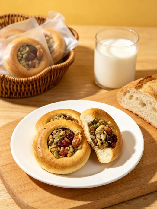 新疆原产地发货！！【新疆特产 牛乳坚果饼】500G一袋，内含7种坚果果仁！营养丰富！配料表干净，全家老少都爱吃！ 商品图3