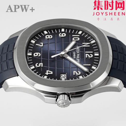 APW百达翡丽AQUANAUT系列5168G 配重手雷 手雷游艇蓝 牛油果绿5168G 男士腕表 表径42.2mm 丹东Cal.330一体机 一步到位 无需改装 商品图4