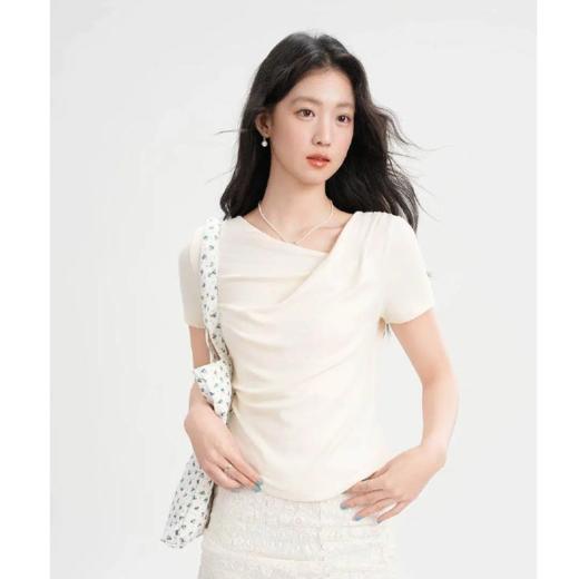荡领不规则T恤1689★AVANN 商品图4