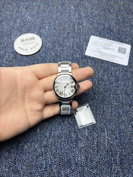 CR卡地亚蓝气球系列 中号36mm 经典罗马面 中性腕表 男士小手腕福音！ 商品图0