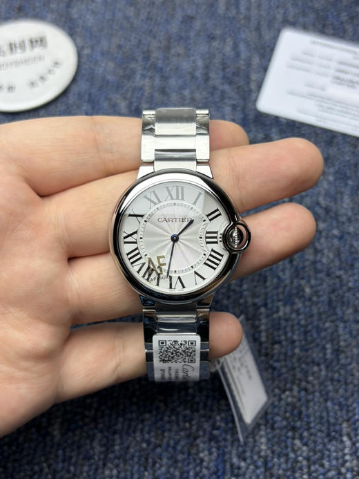 CR卡地亚蓝气球系列 中号36mm 经典罗马面 中性腕表 男士小手腕福音！ 商品图1