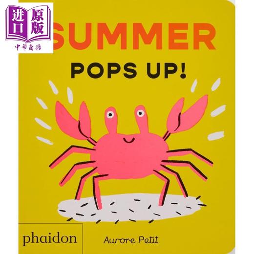 【中商原版】立体书 夏天来了 Summer Pops Up 英文原版 儿童纸板绘本图画书 色彩鲜艳 立体场景 结实硬纸板材质 进口童书 商品图0