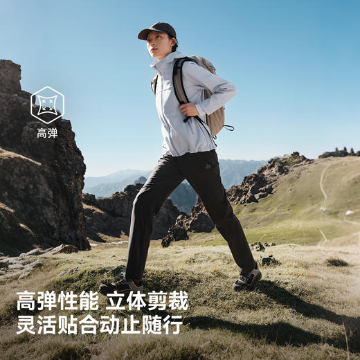 【风盾C26】伯希和户外软壳裤女夏季防风透气徒步裤耐磨冲锋长裤 商品图2