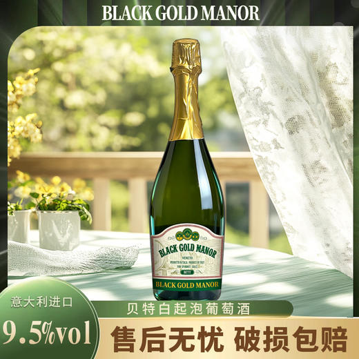 黑金庄贝特白起泡白葡萄酒   9.5%vol（格雷拉/霞多丽）意大利（威尼托产区） 商品图0