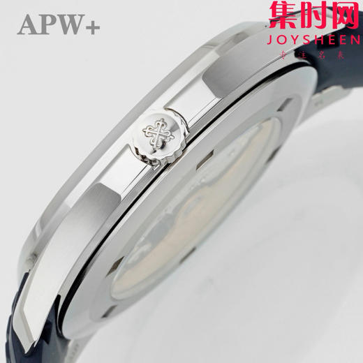APW百达翡丽AQUANAUT系列5168G 配重手雷 手雷游艇蓝 牛油果绿5168G 男士腕表 表径42.2mm 丹东Cal.330一体机 一步到位 无需改装 商品图5