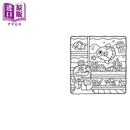 预售 【中商原版】诡趣萌物 成人与儿童涂色书 Spooky Cutie Coloring Book for Adults and Kids 英文原版  Coco Wyo 商品图1