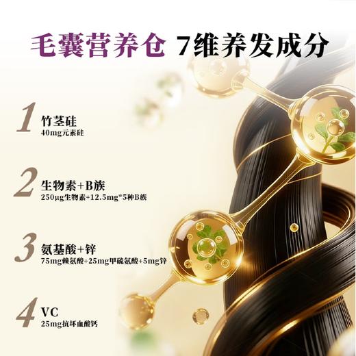 Nutripur头发精华胶囊 纽崔朴 BambouSil 竹丝 护发精华胶囊 60粒 L-赖氨酸 硅 滋养头发皮肤指甲 商品图1