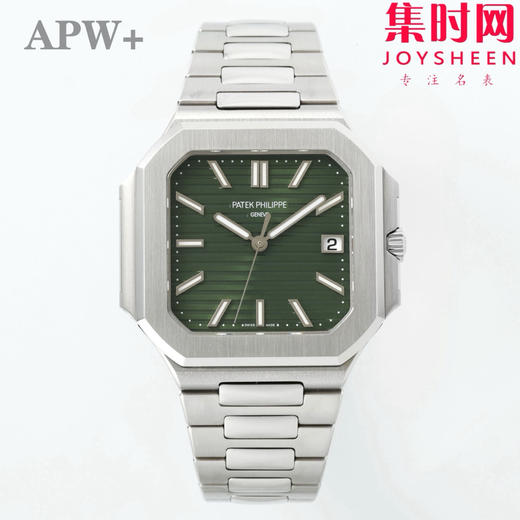 APW百达翡丽 CUBITUS方形5821系列 方形鹦鹉螺 5821“小电视”—男士腕表 优雅运动腕表标杆 丹东330一体机 表径45mm 商品图0
