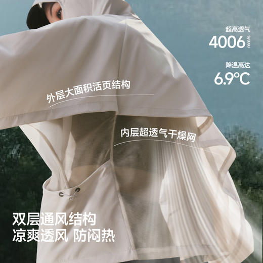 【26春夏新品】蕉下女士轻薄速干通风防晒衣（蝙蝠袖）TS005 商品图1