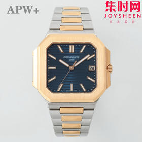 APW百达翡丽 CUBITUS方形5821系列 方形鹦鹉螺 5821“小电视”—男士腕表 优雅运动腕表标杆 丹东330一体机 表径45mm