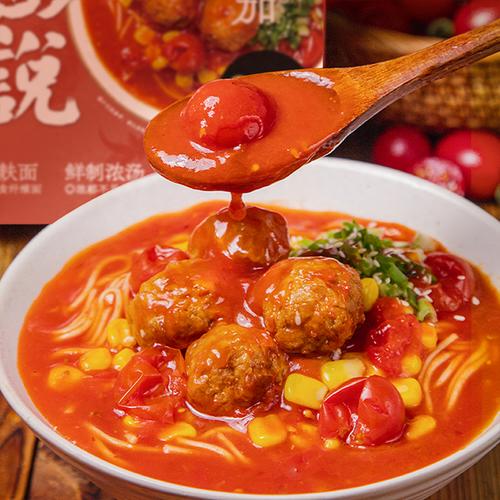 拉面说146.4g浓汤番茄豚骨拉面（日晒面）面条 方便面 泡面 商品图8