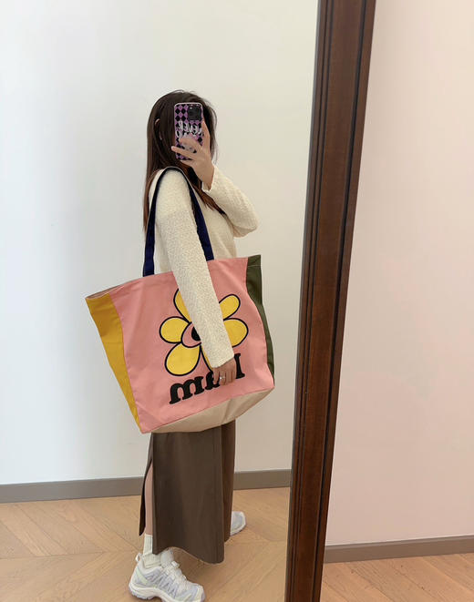 度假花朵帆布包斜挎包 商品图10