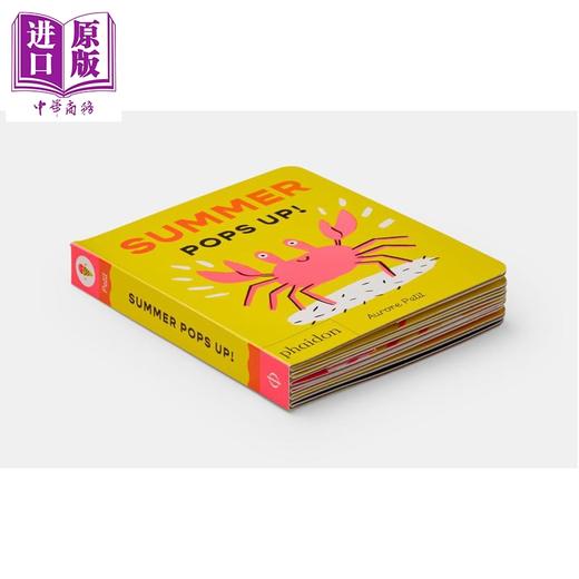 【中商原版】立体书 夏天来了 Summer Pops Up 英文原版 儿童纸板绘本图画书 色彩鲜艳 立体场景 结实硬纸板材质 进口童书 商品图2