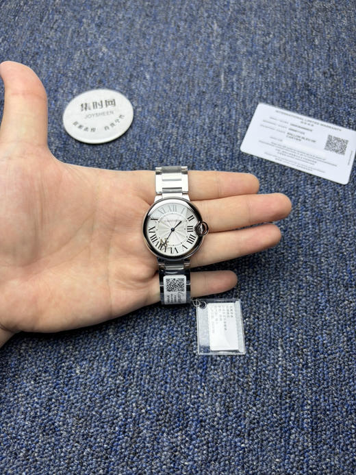 CR卡地亚蓝气球系列 中号36mm 经典罗马面 中性腕表 男士小手腕福音！ 商品图8