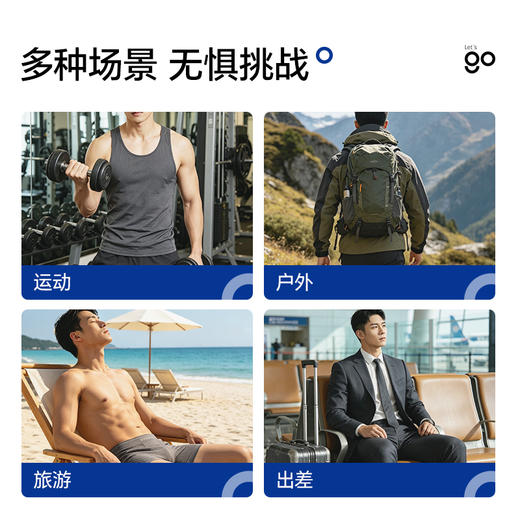 【新品NEW】Freego「无缝高弹裸感」一次性男士平角裤 商品图5