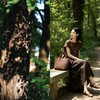 姹弥·凡克亚棕亚麻棉娃娃衫 | 优雅女性甜系穿搭，甜而不俗，自带复古的知性和克制的浪漫 商品缩略图5