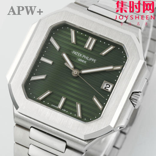 APW百达翡丽 CUBITUS方形5821系列 方形鹦鹉螺 5821“小电视”—男士腕表 优雅运动腕表标杆 丹东330一体机 表径45mm 商品图2