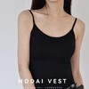 胸垫一体透气凉感吊带 衬衫外套打底 桑蚕丝莫代尔 超亲肤 商品缩略图2