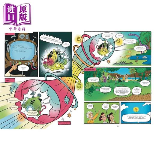 预售 【中商原版】超级科学家联盟与穿越时空的霸王龙 The Super League of Super Scientists and T Rex 英文原版  Anna Claybourne 商品图3