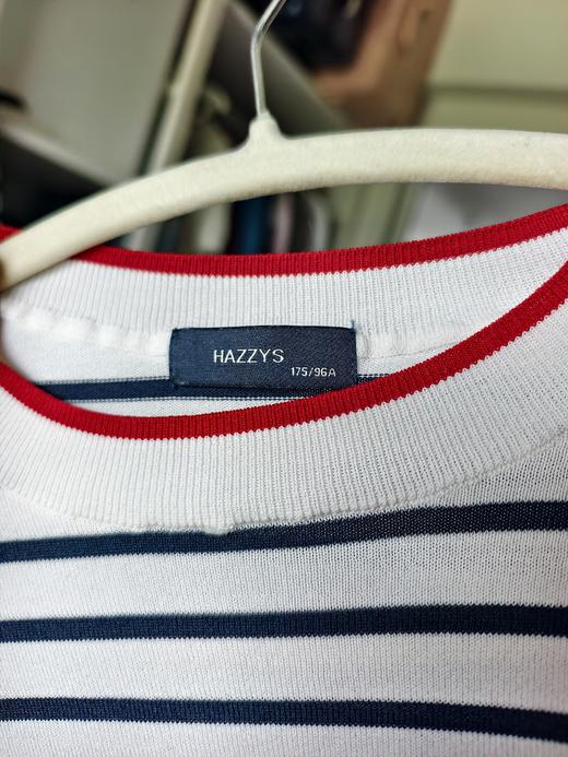 【哈吉s同款】1.5折！Hazzys哈吉s 夏季新品 罗纹撞色短袖 商品图3