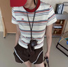 R*LLCALL正肩条纹短袖T恤060204 商品缩略图6