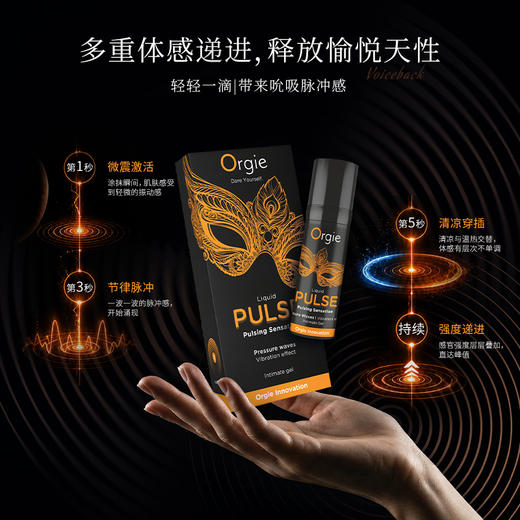 葡萄牙原装Orgie  律动脉冲震动快感增强液 商品图1
