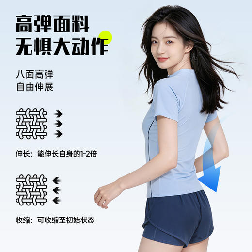 少女新款分体运动泳衣温泉度假休闲泳装女学生青春活动遮肚游泳衣 商品图3