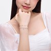 卡蒂罗KADER 幸运双重奏手链 合金材质 好运四叶草甜美气质双层星光点点圆珠小众原创设计感可调节拼接链 商品缩略图3