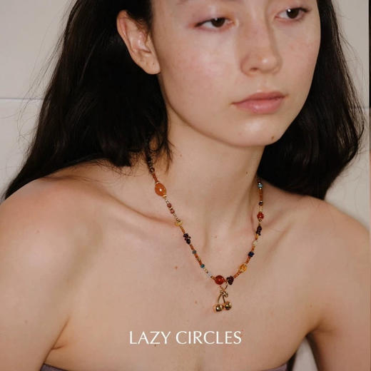 纯元LAZY CIRC樱桃🍒红玛瑙项链锁骨链060104 商品图3
