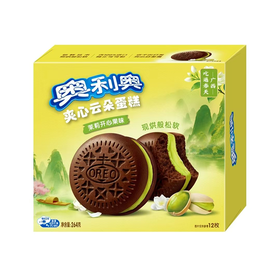 奥利奥264g龙井抹茶味夹心云朵蛋糕