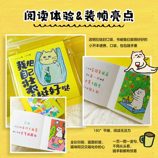 我把自己装得挺好哒 为成年人打造的漫画绘本 缓解焦虑反内耗去班味减压收获快乐 商品图3