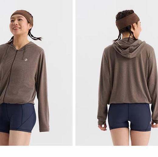 素ran拉链亚麻防晒衣外套皮肤衣060205 商品图1