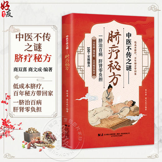 中医不传之谜 脐疗秘方 一脐治百病 肝肾零负担 商双喜 商文成 编著 全科病 慢性病 五代临床验证9787559145574辽宁科学技术出版社 商品图0