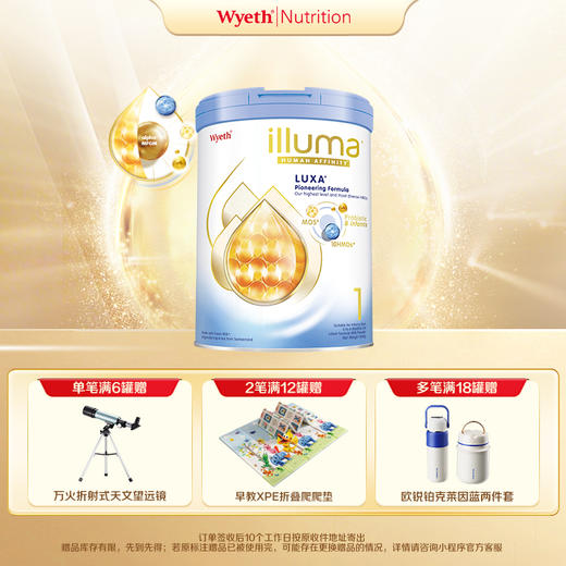 【跨境商品】义乌仓顺丰发  惠氏（Wyeth)启赋未来奶粉10HMO一段800g，效期28年2月（报关后不支持退换货，介意慎拍） 商品图0