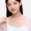 卡蒂罗KADER 心动光芒项链 合金 莫比乌斯无限心动恋爱氛围感可调节锁骨链 简约大气精致百搭配饰 商品缩略图3