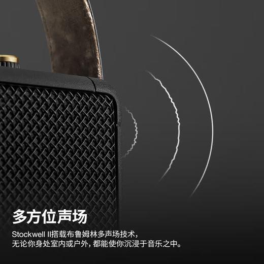 马歇尔（3C）ACTON III 黑金色 蓝牙音箱 商品图3