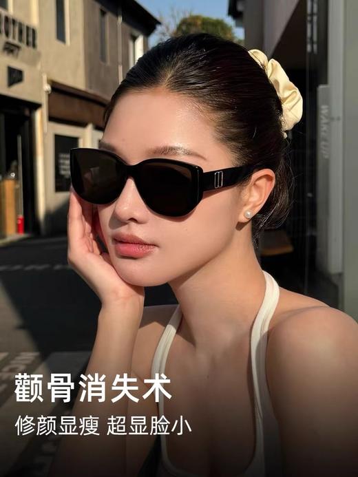 买一送一！再送收纳包！【复古猫眼大框墨镜】普通款/偏光款可选 商品图0